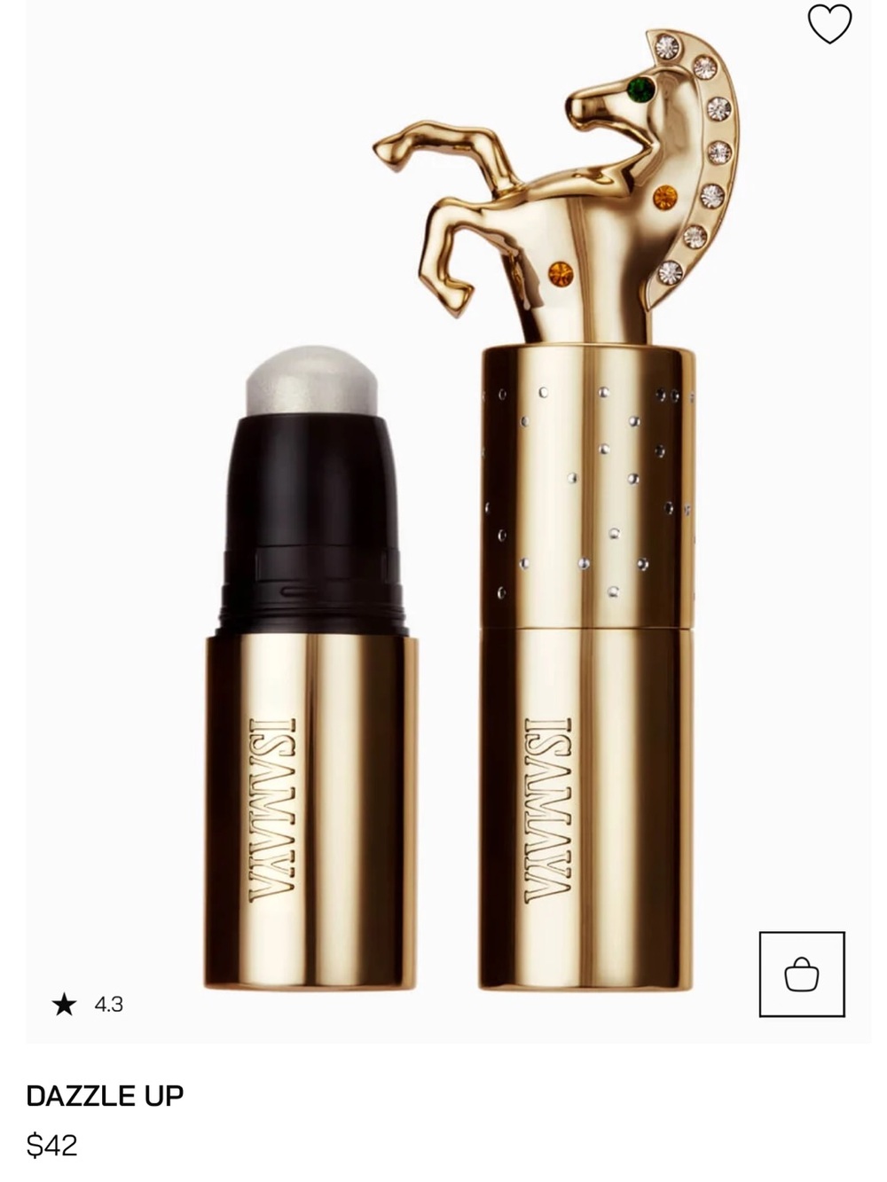 ISAMAYA Sunchaser DAZZLE UP highlighter Shimmer Stick